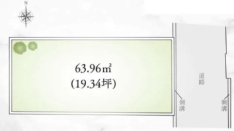 豊中市稲津町2丁目 建築条件付土地 1980万円